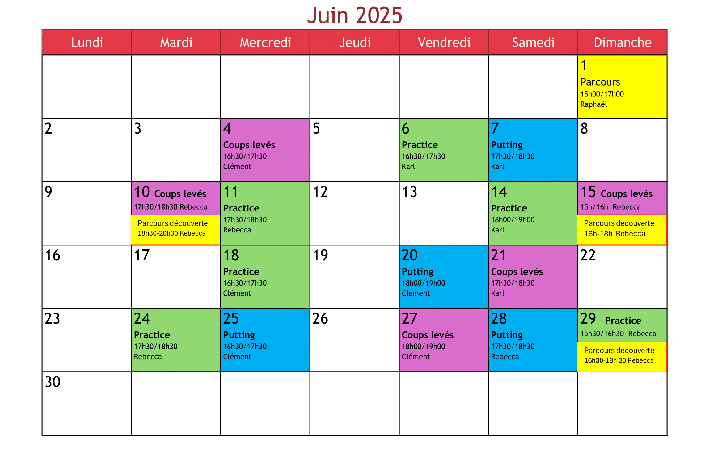 Planning cours collectifs juin 2025-1