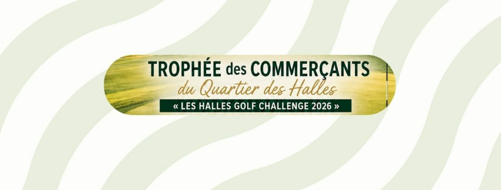 Halles Golf challenge avec logos
