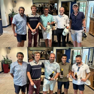 𝐂𝐨𝐮𝐩𝐞 𝐝𝐞𝐬 𝐍𝐨𝐮𝐯𝐞𝐚𝐮𝐱 𝐌𝐞𝐦𝐛𝐫𝐞𝐬 🤗

Vingt-six joueurs ont bravé la canicule pour participer à la Coupe des Nouveaux Membres ☀️🌡️

Disputée en scramble à 3️⃣ et conviviale, cette compétition a pour but d’accueillir au mieux nos adhérents fraîchement arrivés au club 😊

Ce fut la première compétition pour certains 👏

Tout le monde a été récompensé 🎁 avant de partager avec modération un punch préparé par le chef 🍹

Bravo à tous d’avoir bravé le chaud, à bientôt pour un nouvel évènement !

#nouveaumembre #golfassociatif #ballanmiré #golftouraine #competitiongolf #bienvenueaugolf #nouveaugolfeur